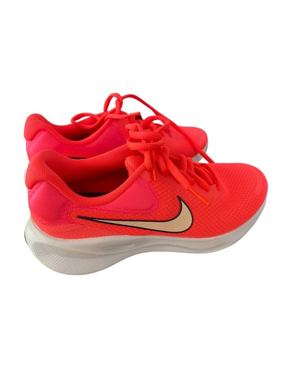 New Women’s Nike Revolution Florescent Hot Punch Size 7 Running Shoes Sneakers